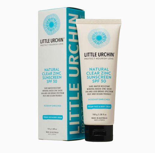 Natural Clear Zinc Sunscreen Spf 30 100g