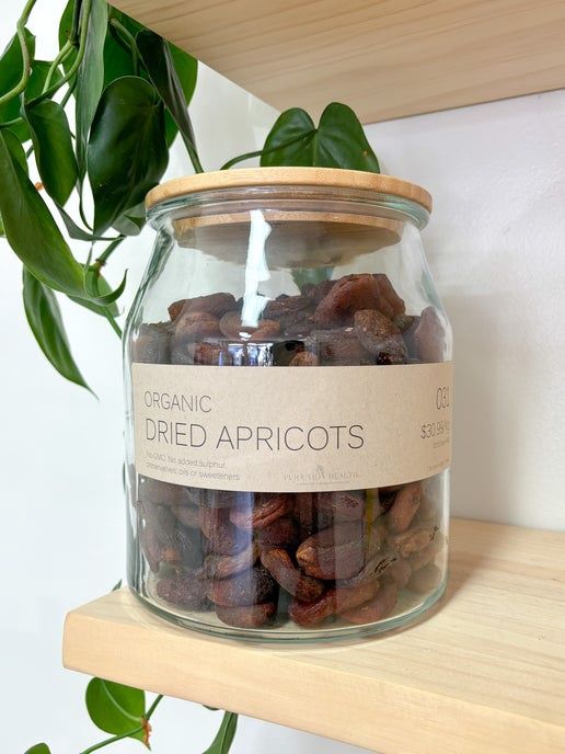 031 Organic Dried Apricots (per kg)