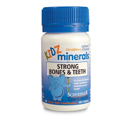 Schuessler Tissue Salts Kidz Minerals Strong Bones &amp; Teeth 100t