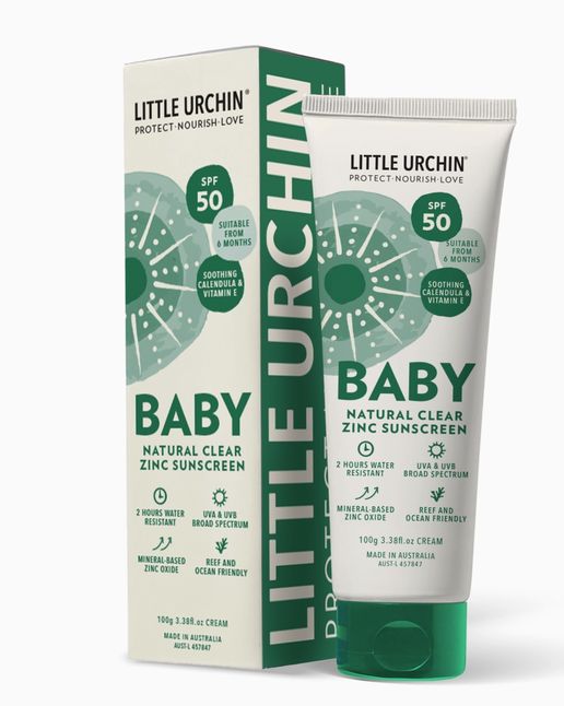 Baby Natural Clear Zinc Sunscreen Spf 50 100g