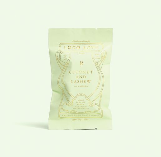 Coconut &amp; Cashew Chocolate, Size: Single