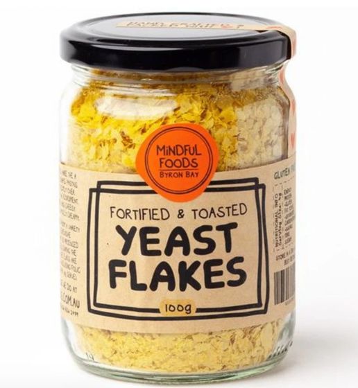 Nutritional Yeast Flakes - Fortified &amp; Toasted 100g
