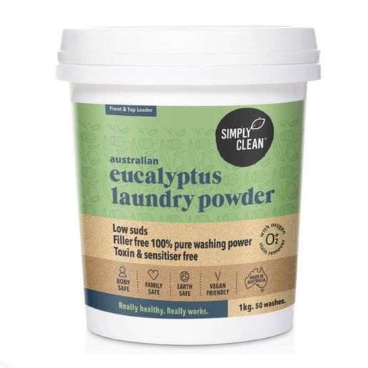 Laundry Powder, Scent: Eucalyptus, Size: 1kg