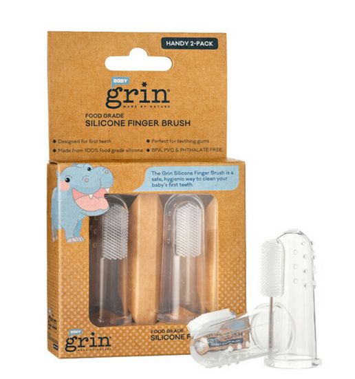 Baby Silicone Finger Brush 2pk