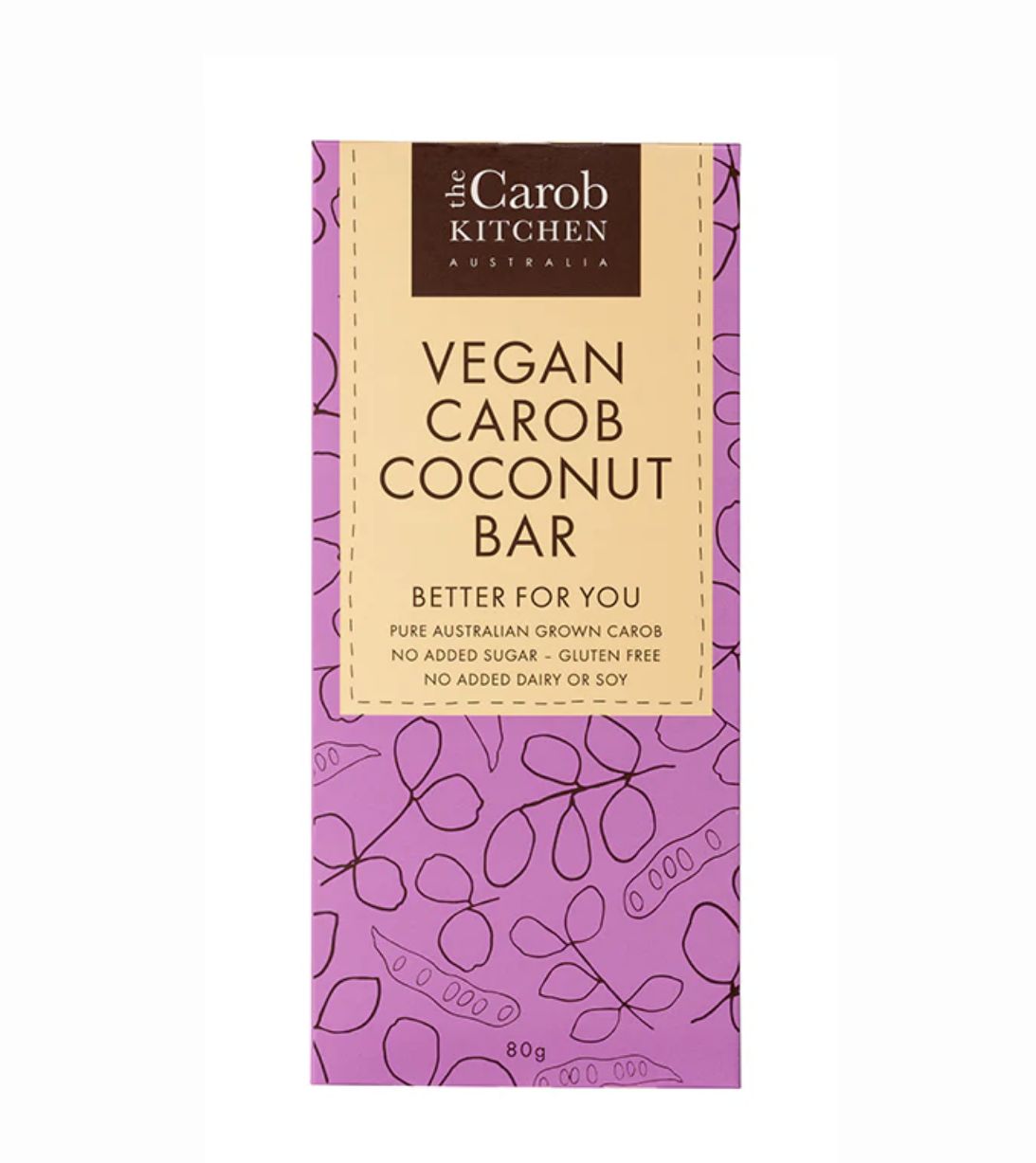 Vegan Carob Coconut Bar 80g