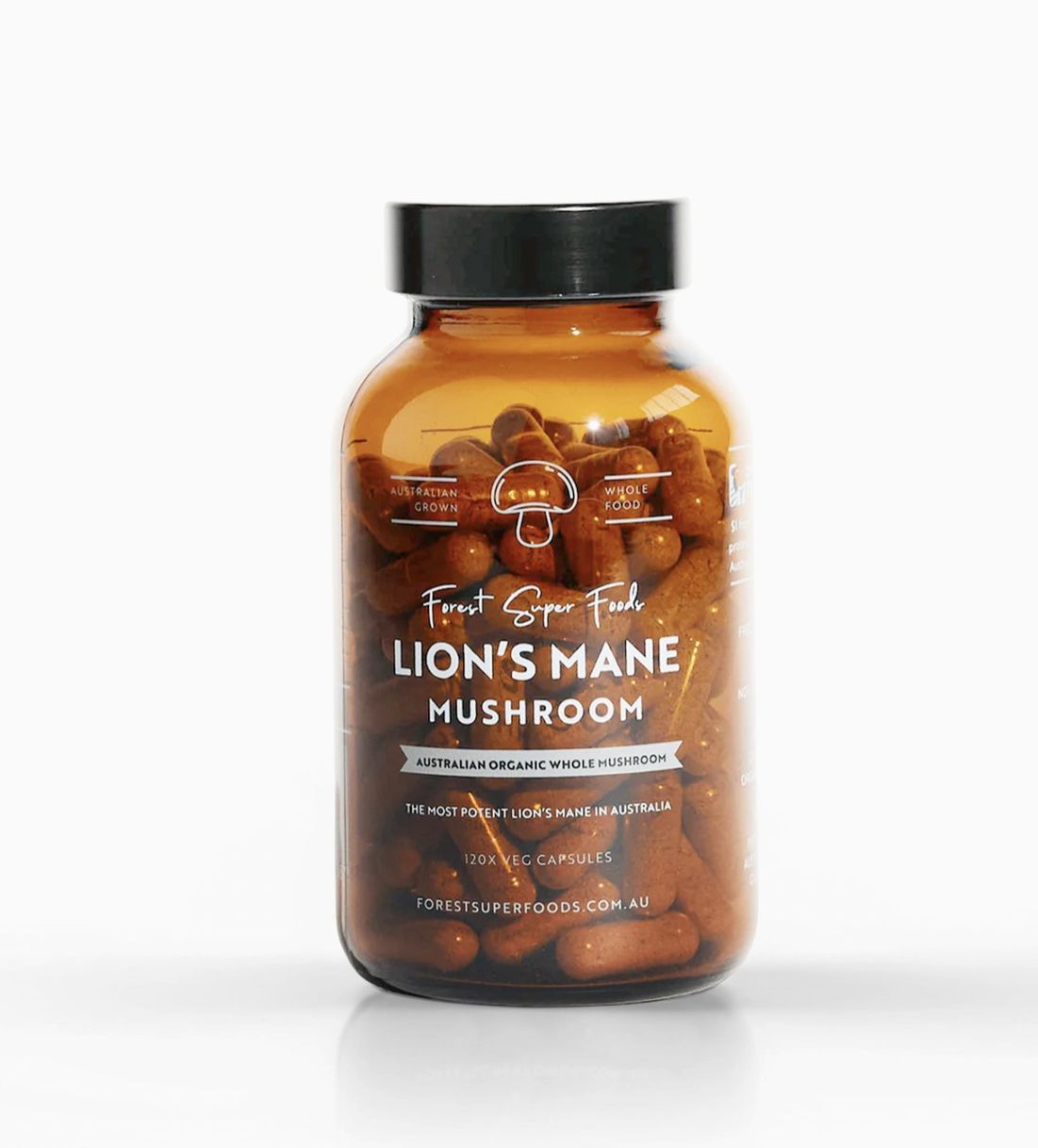 Australian Grown Lions Mane Mushroom 120 Capsules