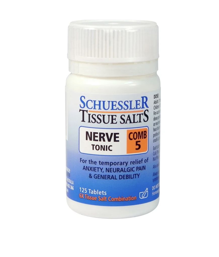 Schuessler Tissue Salts Comb 5 (Nerve Tonic) 125t