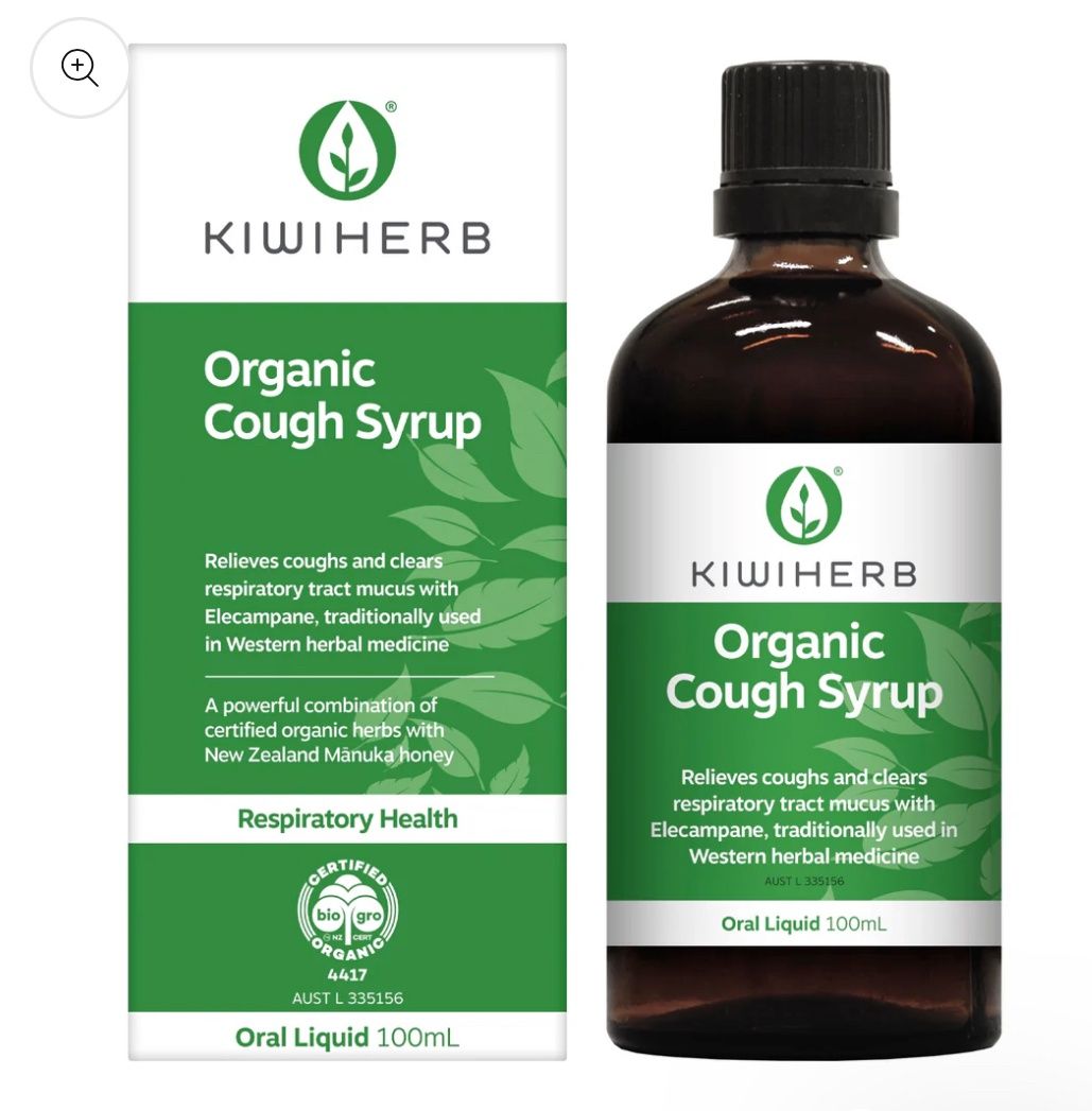 Kiwi herb organic cough syrup