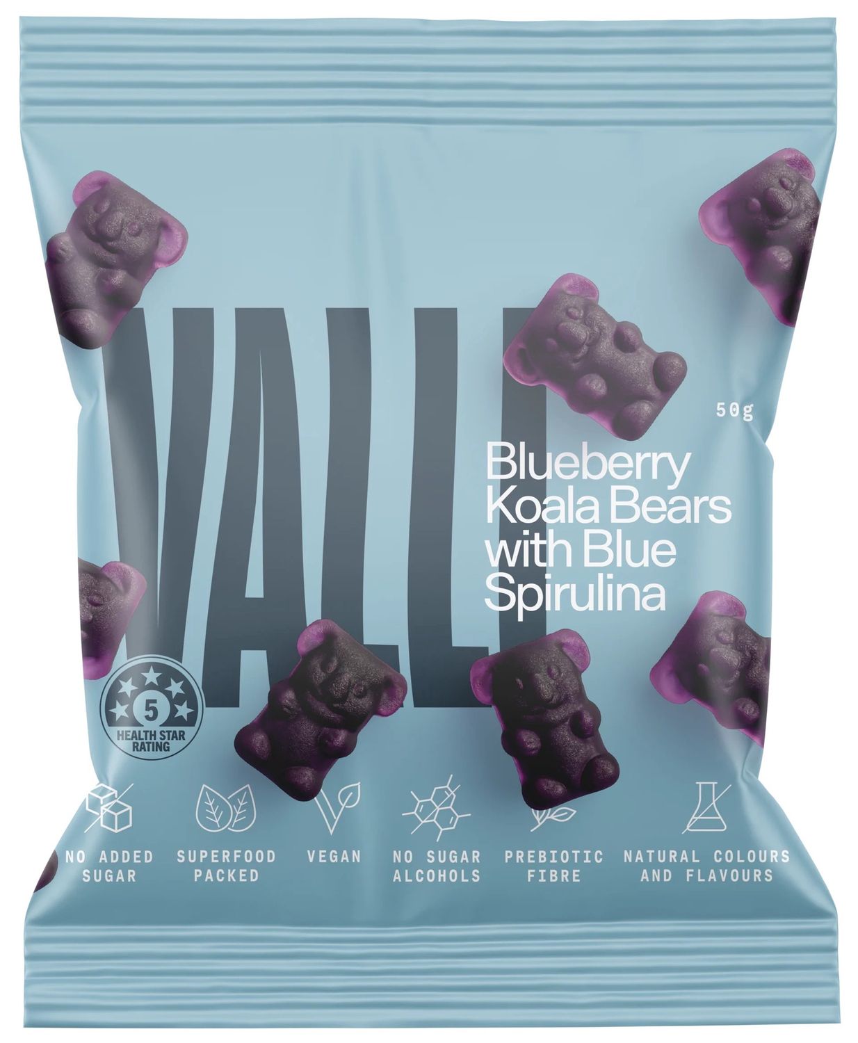 Valli Blueberry Koala Bears with Spirulina