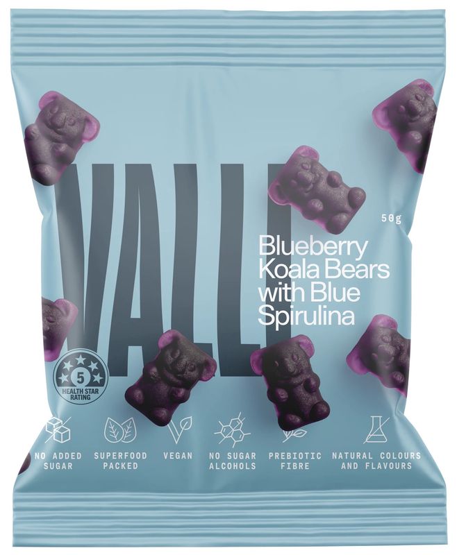 Valli Blueberry Koala Bears with Spirulina