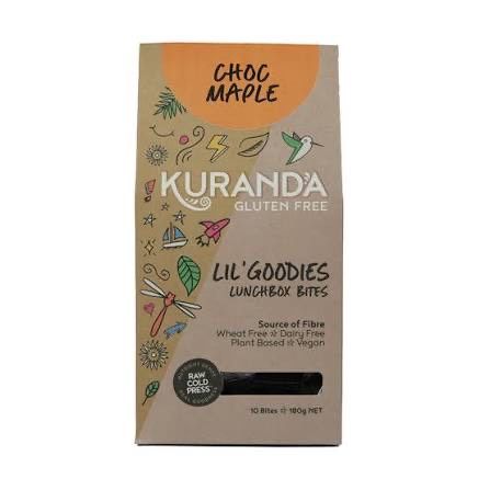 Kuranda Lil Goodies lunchbox bites 180g - Choc Maple