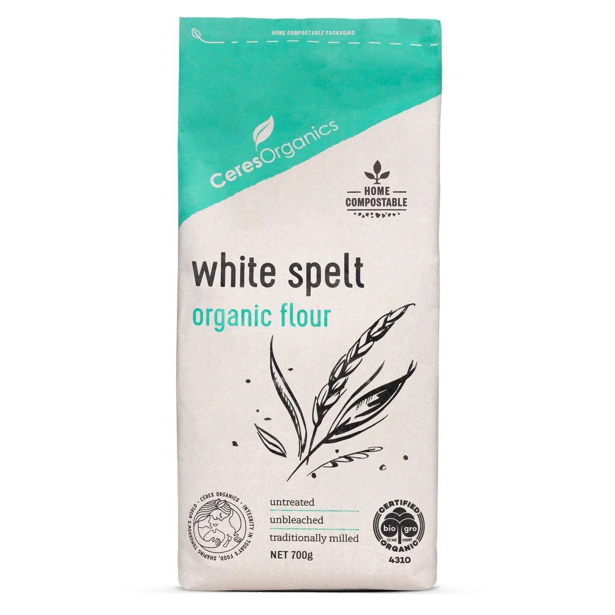 Ceres Organics white spelt flour