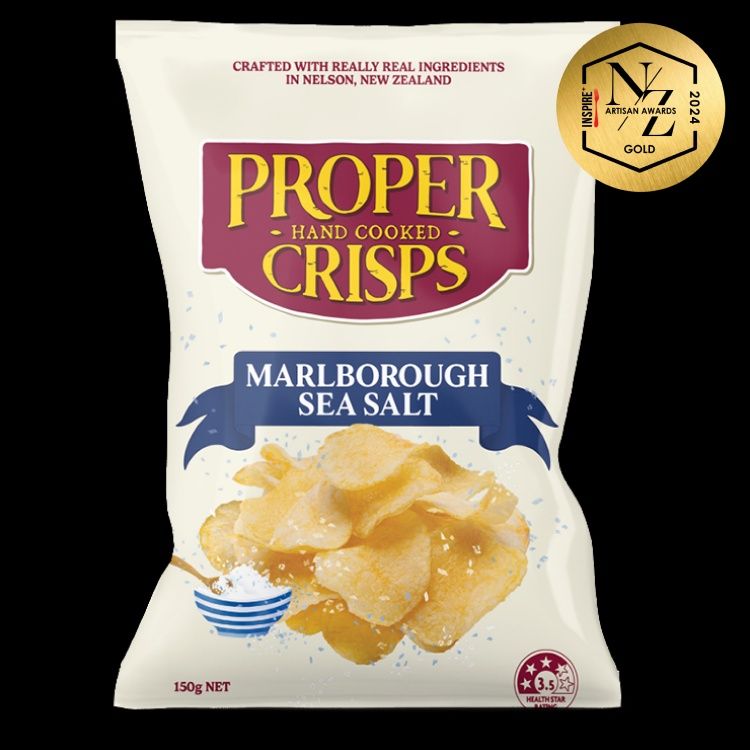 Proper Crisps - Marlborough Salt 150g