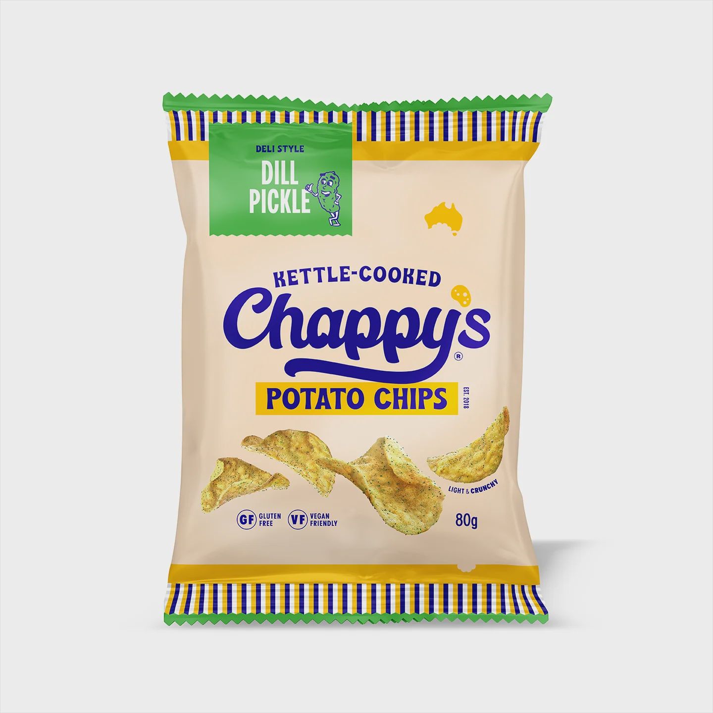 Chappy's Potato Chips, Flavour: dill pickle