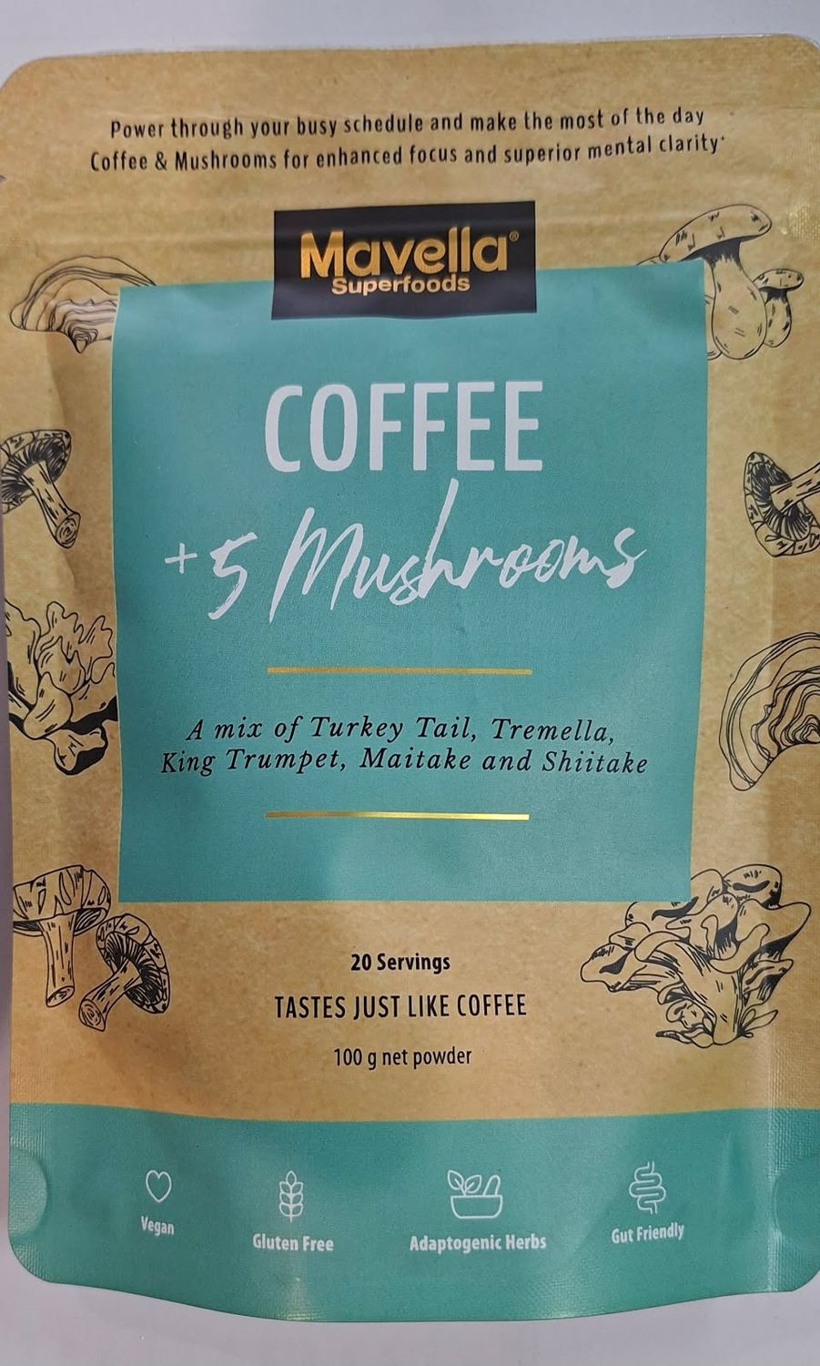 Mavella superfoods Coffee + 5 mushrooms