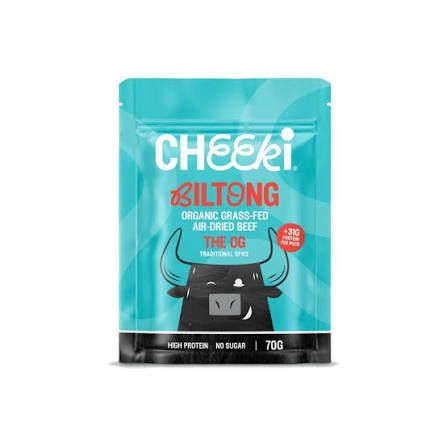 Organic Grass-Fed Air Dried Biltong, Flavour: OG