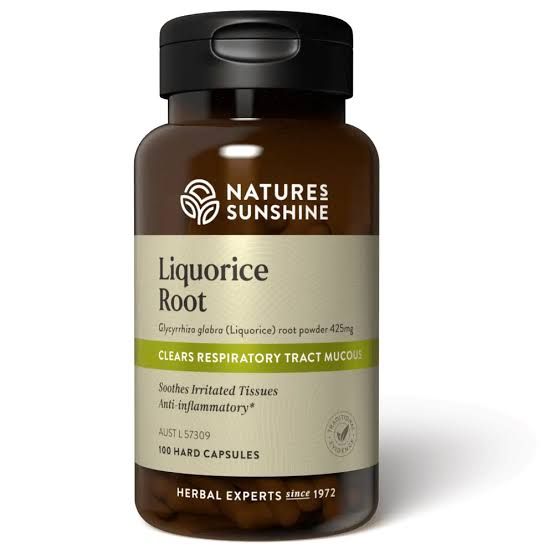 Liquorice Root Caps 100