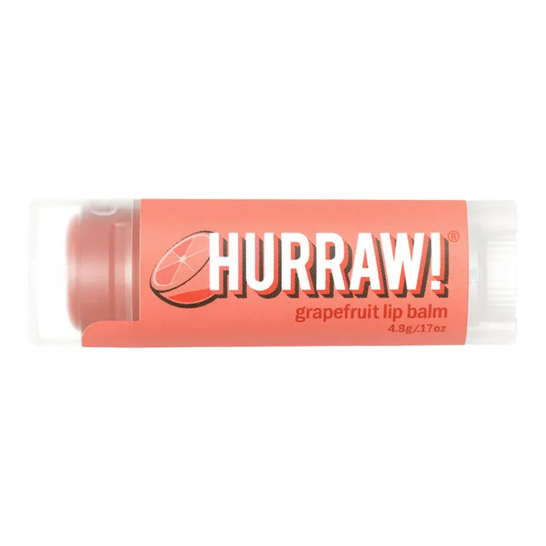 Hurraw Lip Balm, Flavour: Grapefruit