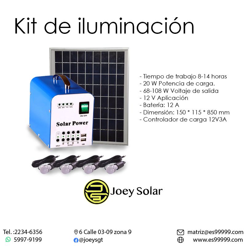 KIT SOLAR	TY-055B
