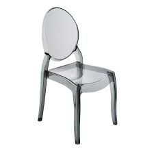 Smoky Black Ghost Chair