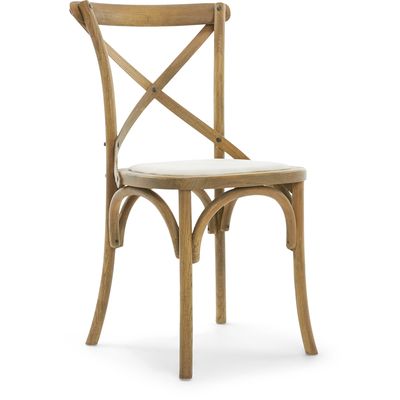 Light Brown Cross Back Chair