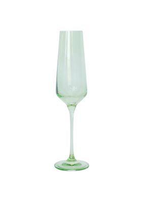 Champagne Flutes Green Estelle