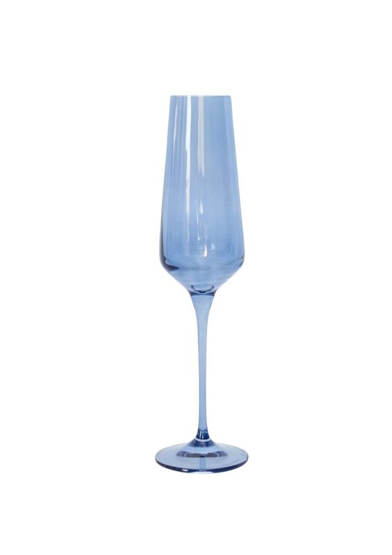 Champagne Flutes Blue Estelle