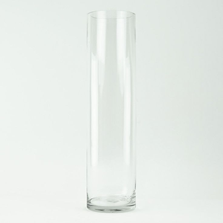 Cylinder Vase - 16  x 4&quot; Clear