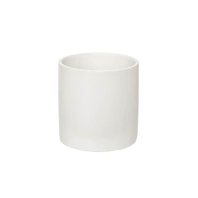 Cylinder Vase 4&quot; White