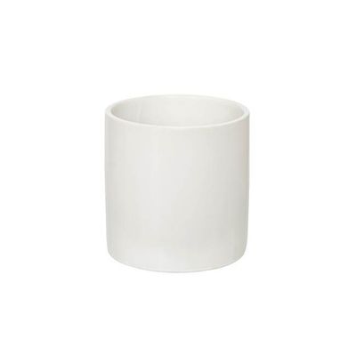 Cylinder Vase 4" White