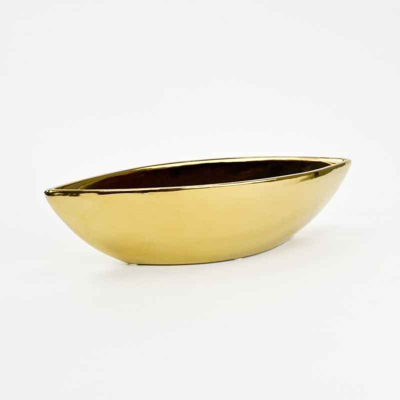 Boat Shaped Vase 14&quot;