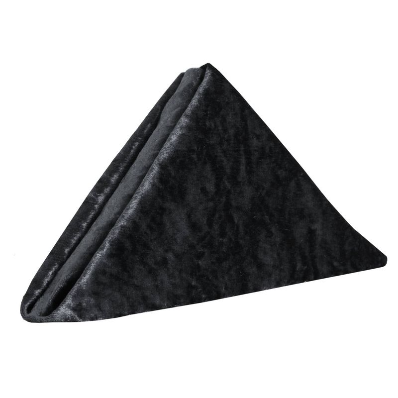 Napkin Velvet Black
