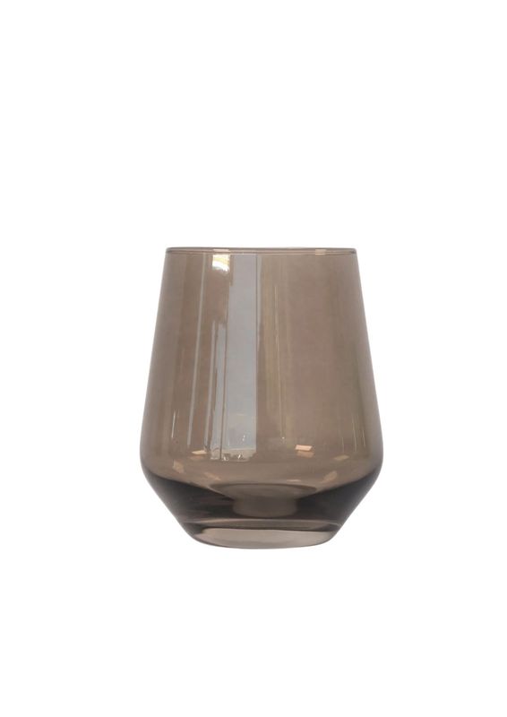 Stemless Wine / Water Black Smoky Estelle