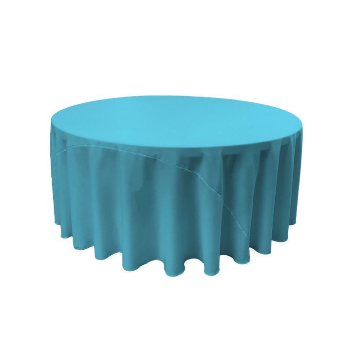 120&quot; Teal Polyester Tablecloth