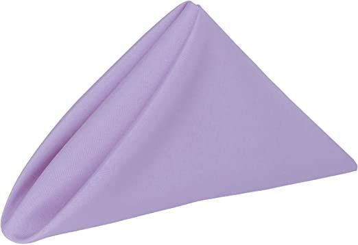 Lilac Polyester Napkins