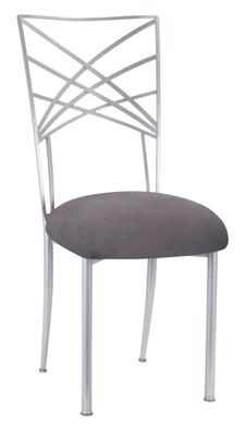 Silver Chameleon Chair with Grey Cushion