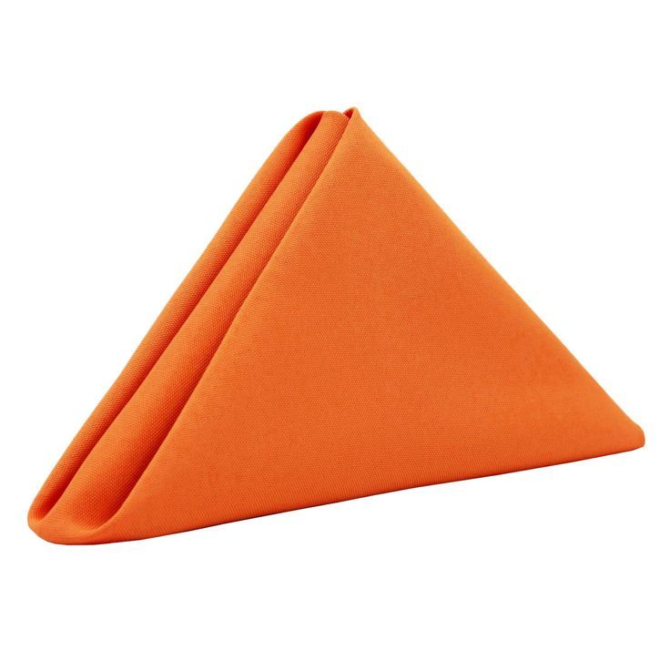 Orange Polyester Napkins