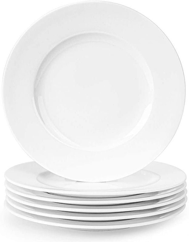 6&quot; White Dessert Plates