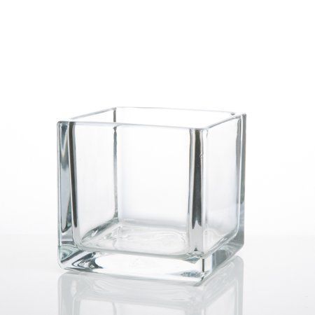 Square Vase 4" 