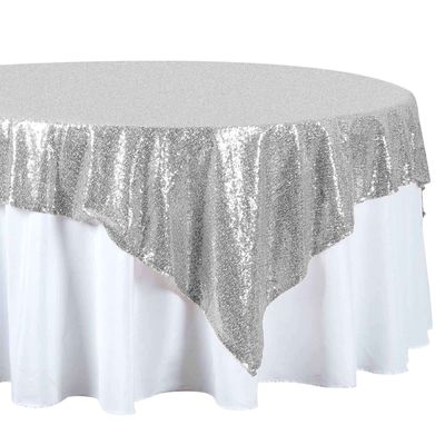 Silver Glitz Overlays 90" 