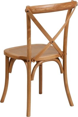 Tan Crossback Chairs