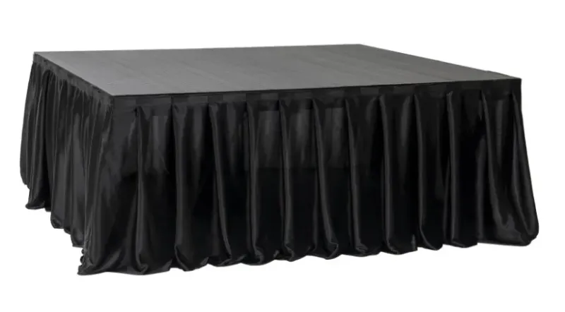 Black Stage Skirting