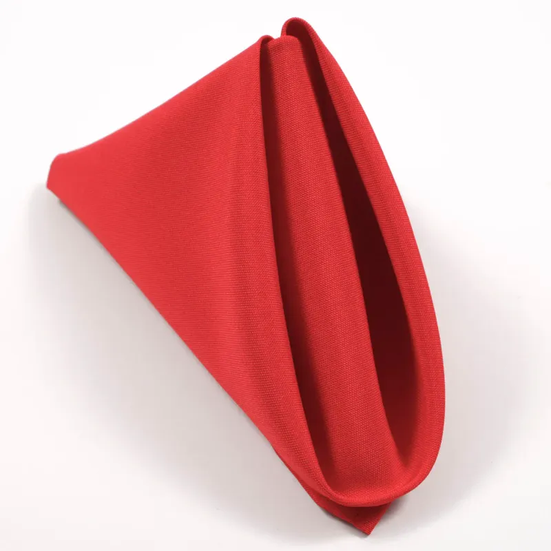 Red Polyester Napkins