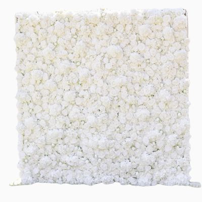 8 x 8 White Floral Wall