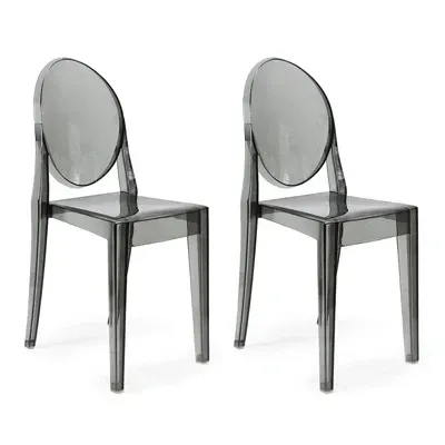 Black Smoky Ghost Chair