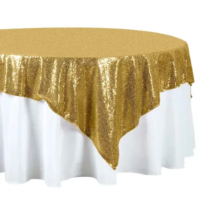 Gold Glitz  Overlays 90" 