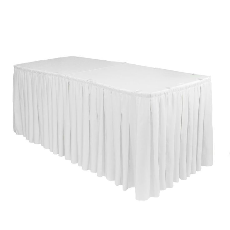 21" White Skirting
