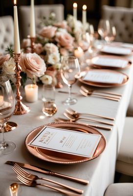 Rose Gold Cutlery