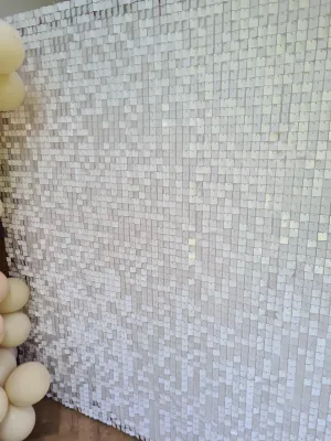 Shimmer Wall White 8 x 8