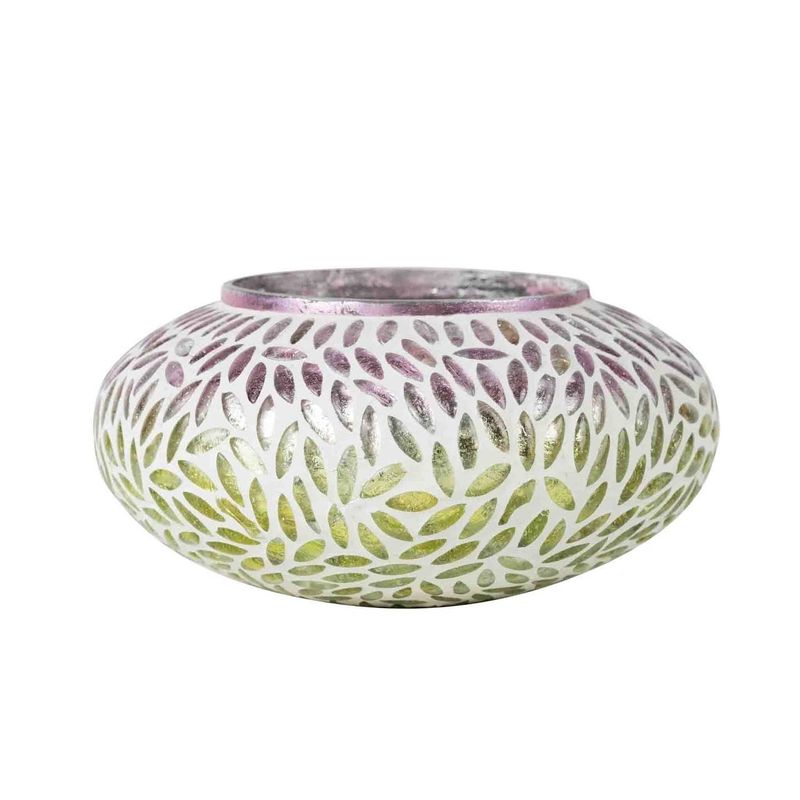 Chamakana Candleholder - Green &amp; Pink